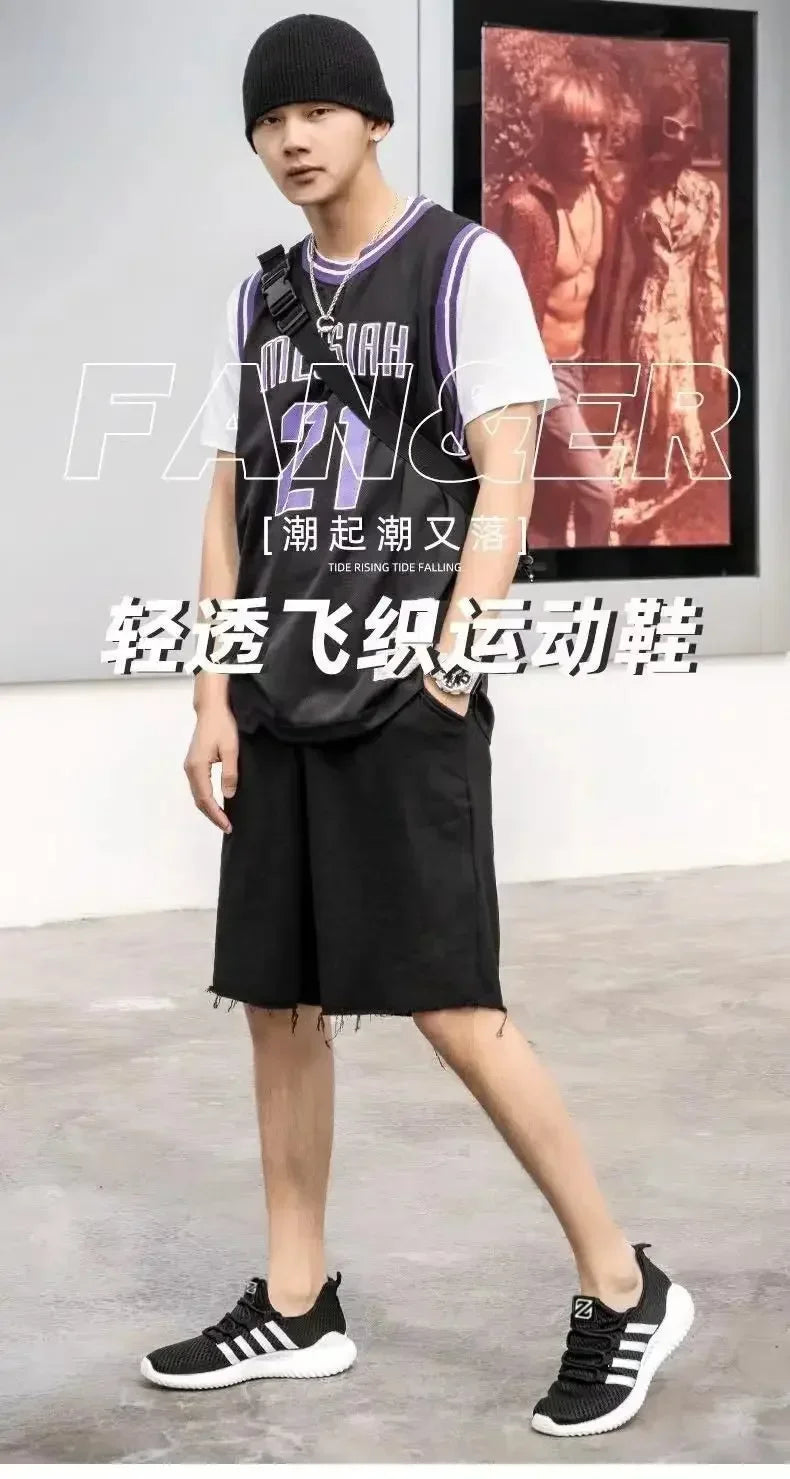 Tênis Masculino Esportivo 2025 - Respirável e Confortável para Academia e Treinos