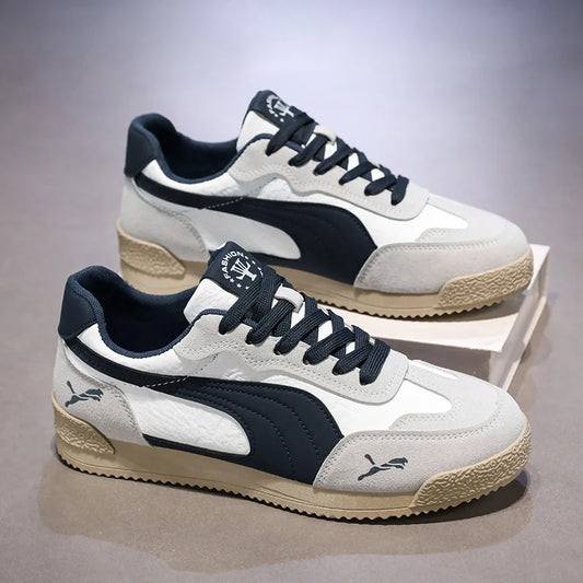 Tênis Casuais Masculinos Tamanhos Grandes Respiráveis Confortáveis - Primavera/Outono