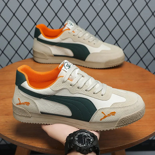 Tênis Casuais Masculinos Tamanhos Grandes Respiráveis Confortáveis - Primavera/Outono