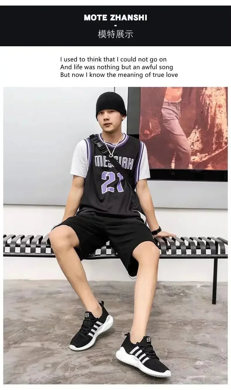 Tênis Masculino Esportivo 2025 - Respirável e Confortável para Academia e Treinos