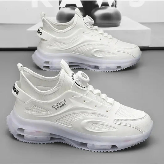 Tênis Profissionais de Corrida Femininos - Leves com Cabedal em Mesh - Tênis Esportivos com Cadarço para Atividades ao Ar Livre